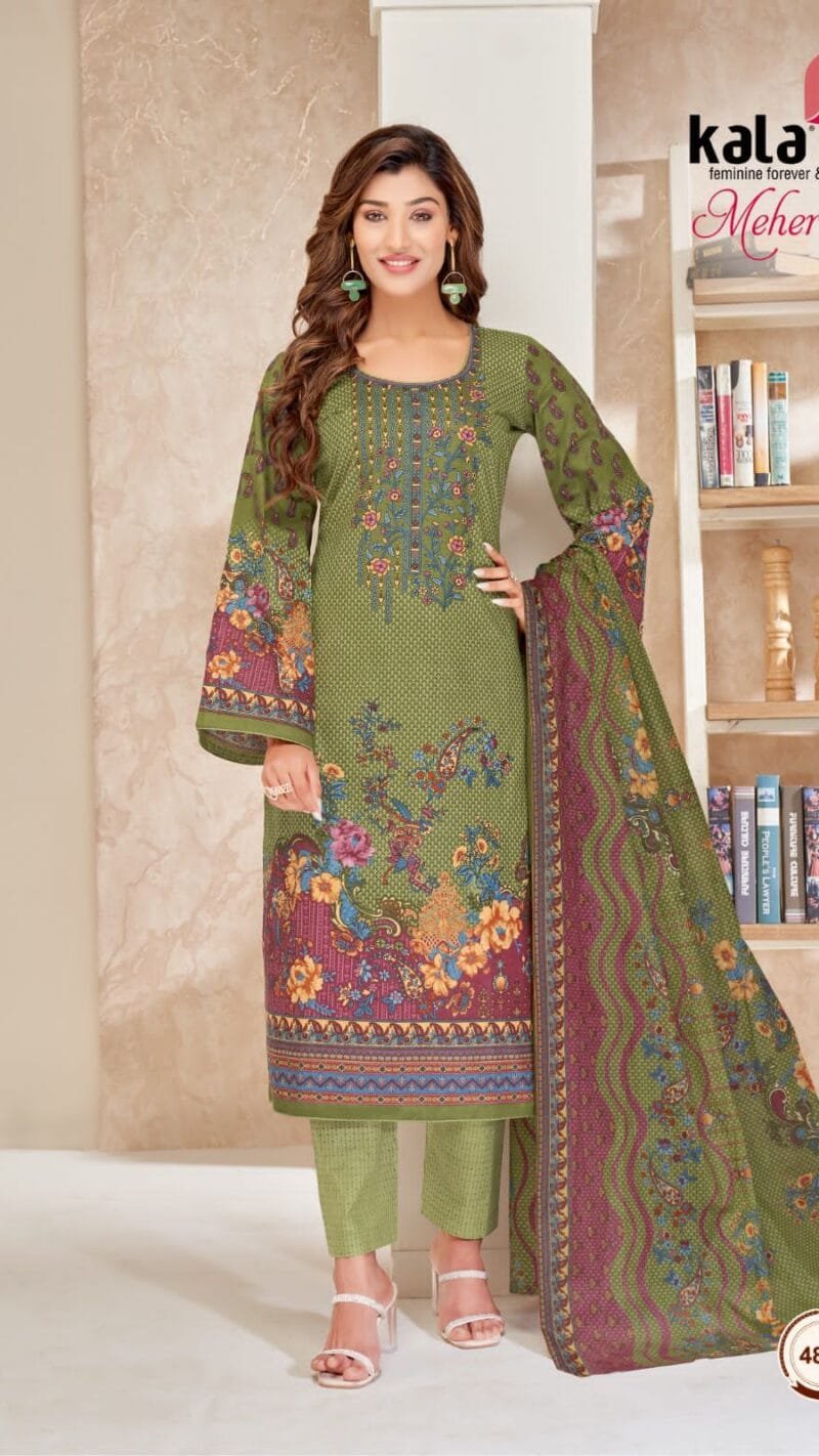 Kala Meher Vol 9 Wholesale Cotton Dress Material