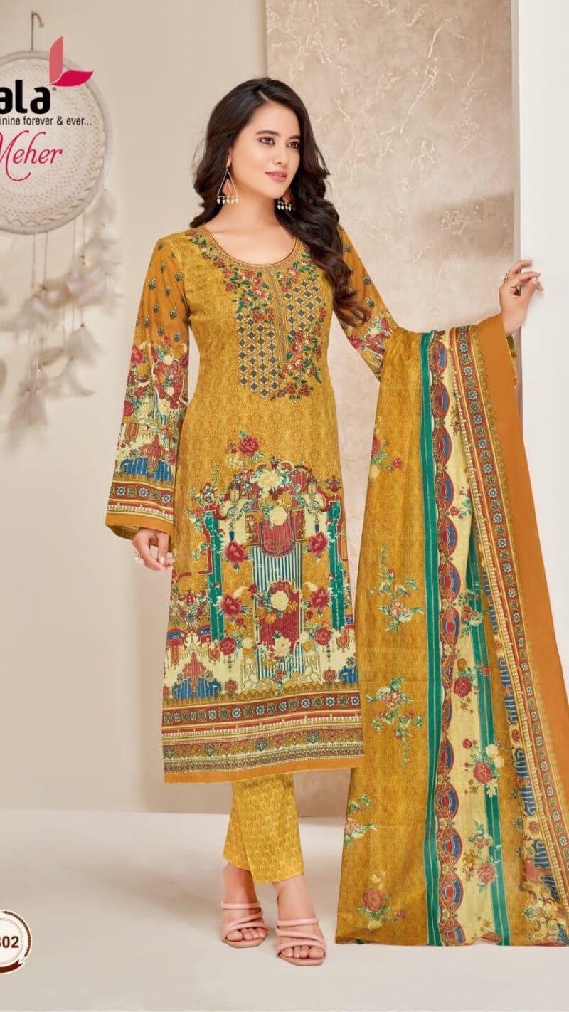 Kala Meher Vol 9 Wholesale Cotton Dress Material