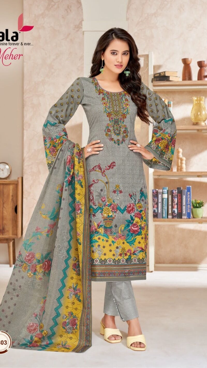 Kala Meher Vol 9 Wholesale Cotton Dress Material