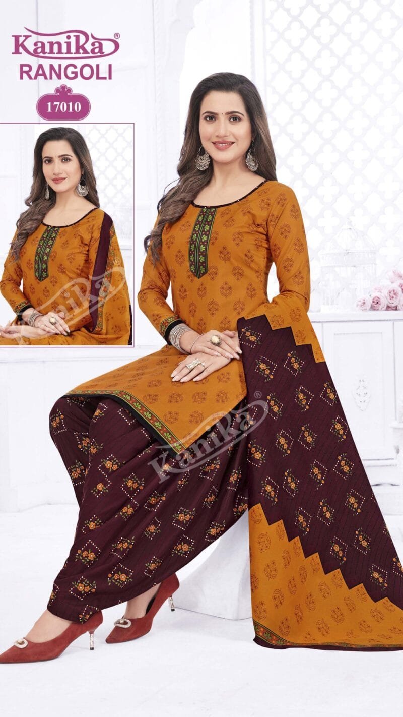 Kanika Rangoli Vol 17 Readymade with Linning