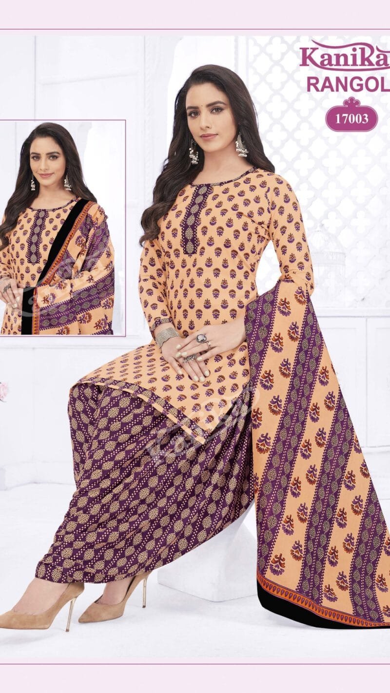 Kanika Rangoli Vol 17 Readymade with Linning