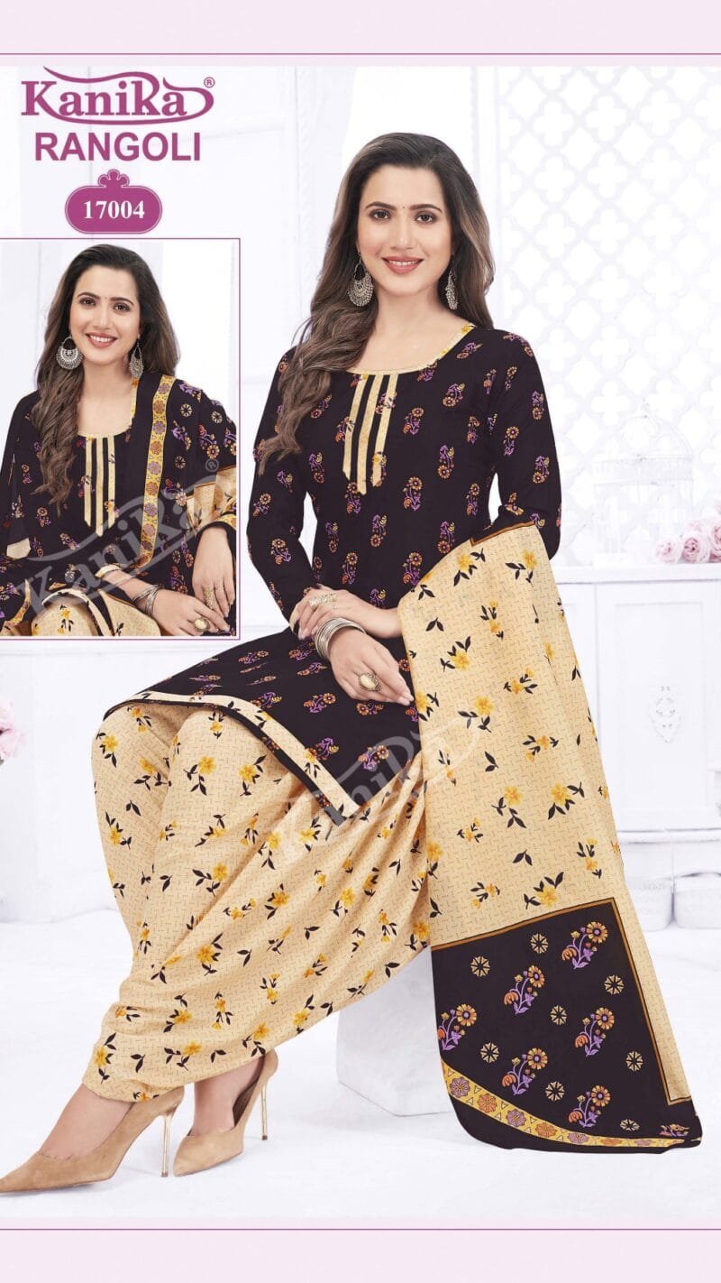 Kanika Rangoli Vol 17 Readymade with Linning