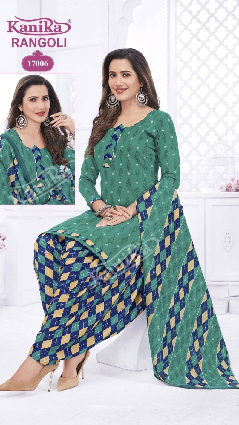 Kanika Rangoli Vol 17 Readymade with Linning