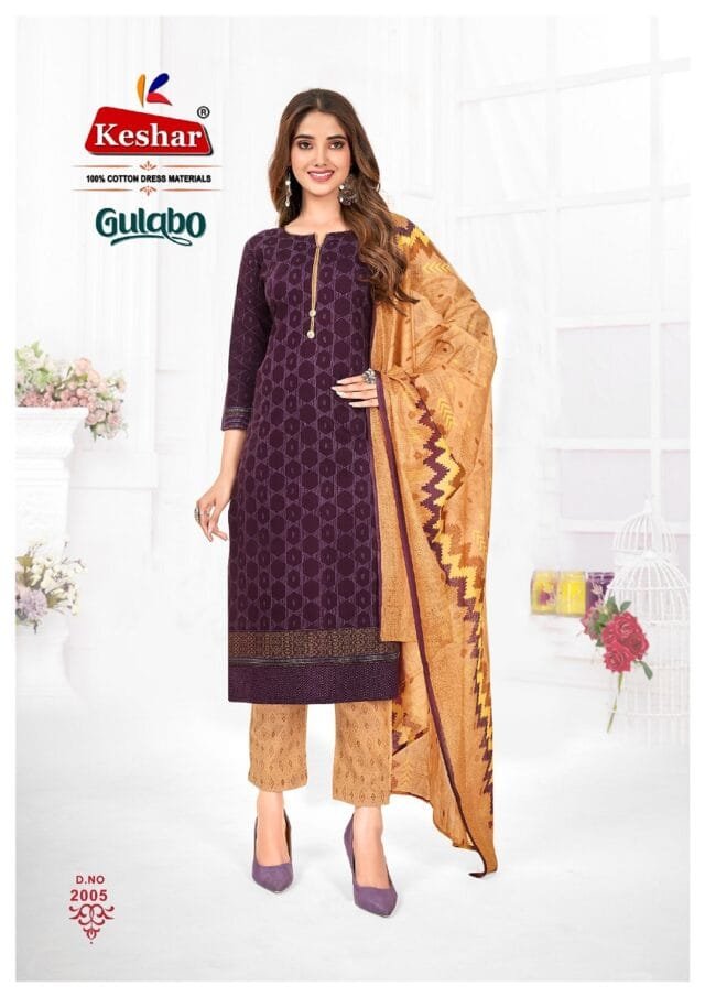 Keshar Gulabo Vol 2 Wholesale Cotton Dress Material