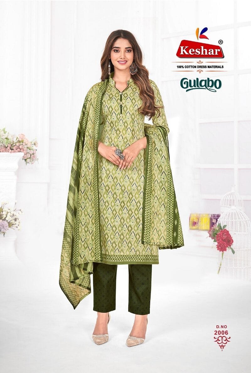 Keshar Gulabo Vol 2 Wholesale Cotton Dress Material