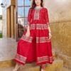 Maharani Blue Hills Rayon 14kg Foil Print Centre Cut Kurti