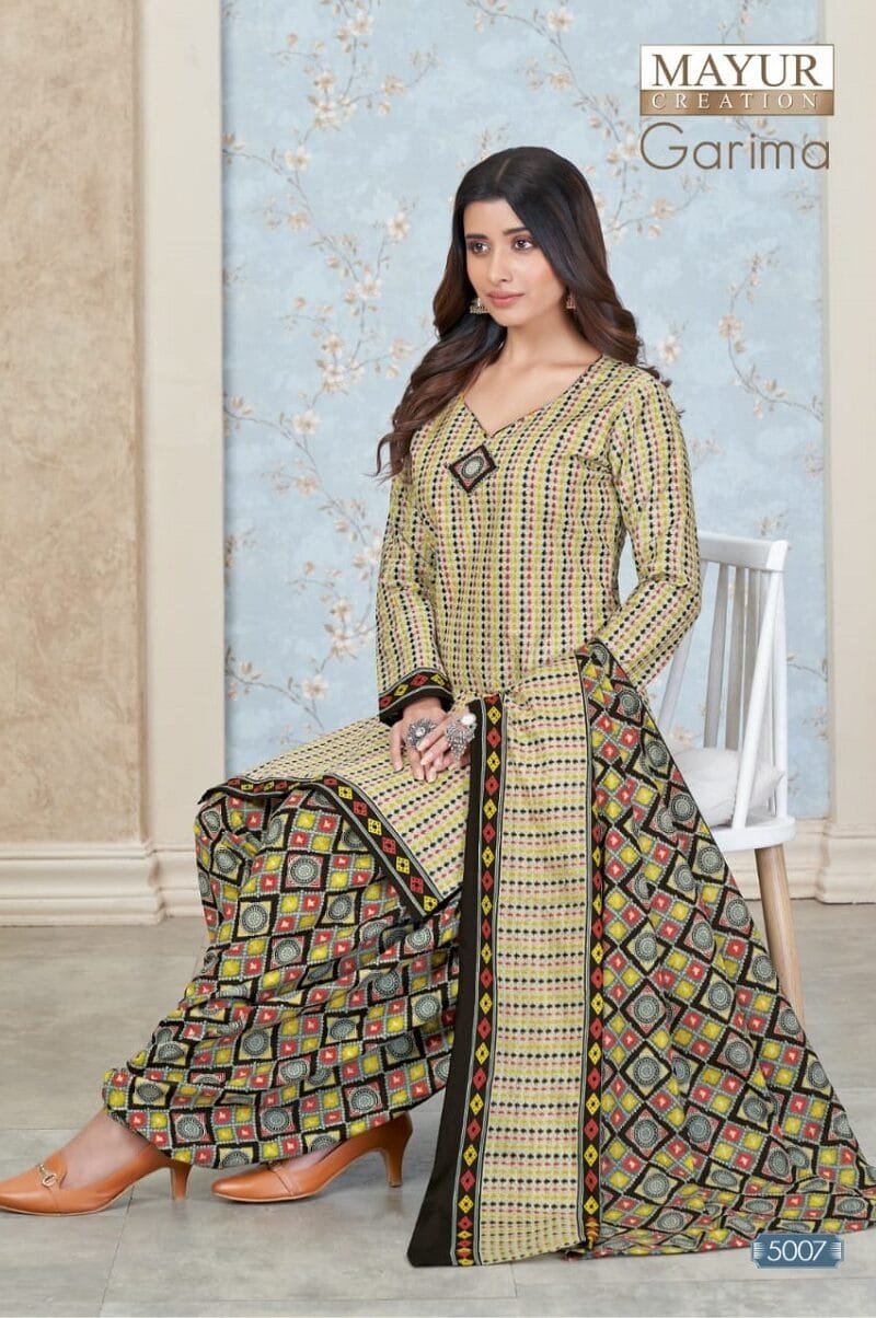 Mayur Garima Vol 5 Wholesale Cotton Dress Material