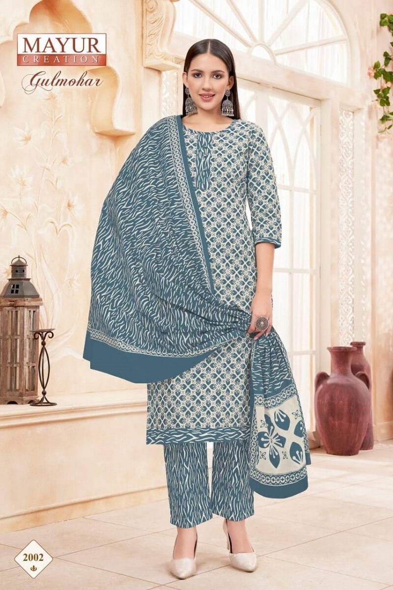 Mayur Gulmohar Vol-2 Kurti Pant With Dupatta