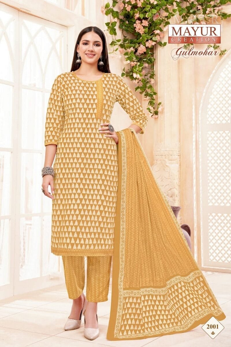 Mayur Gulmohar Vol-2 Kurti Pant With Dupatta