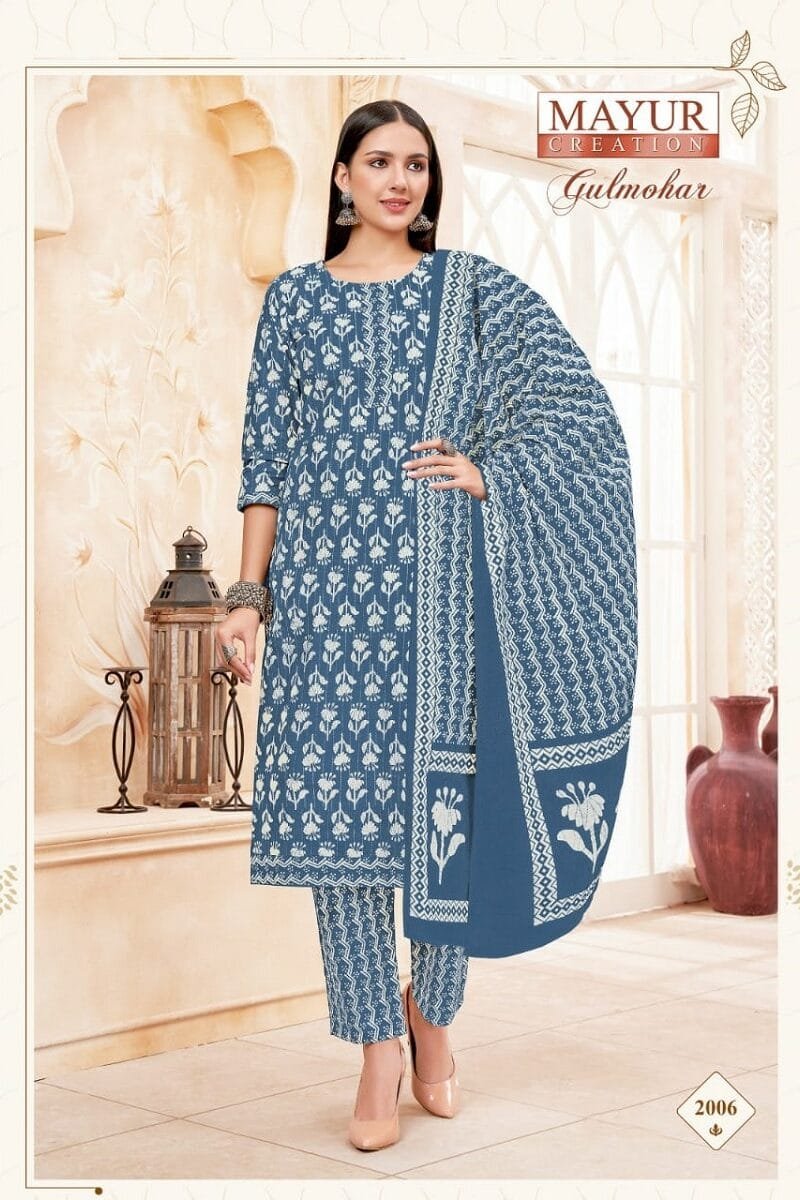 Mayur Gulmohar Vol-2 Kurti Pant With Dupatta