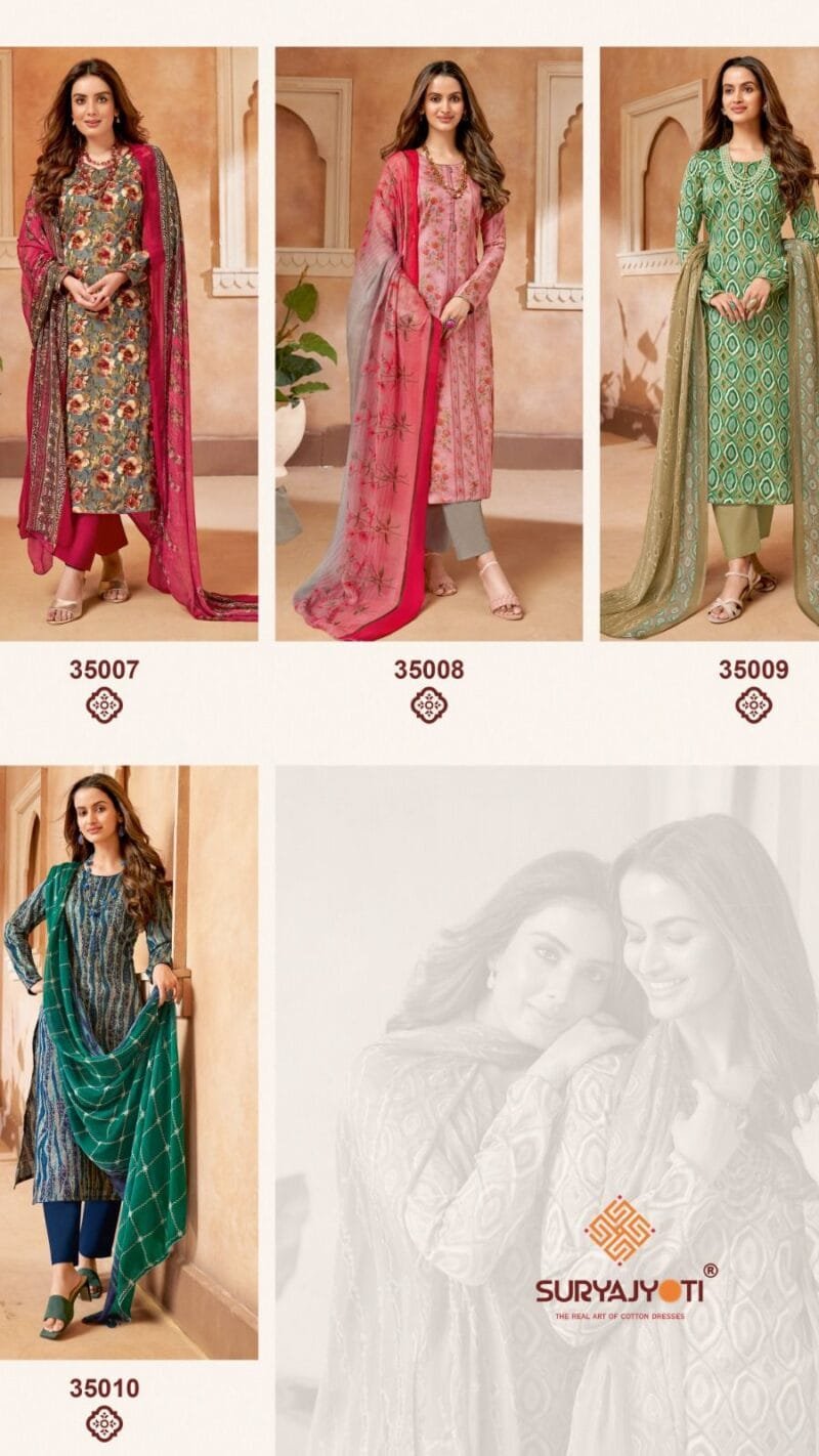 Naishaa Vol 35 Suryajyoti Wholesale Dress Material
