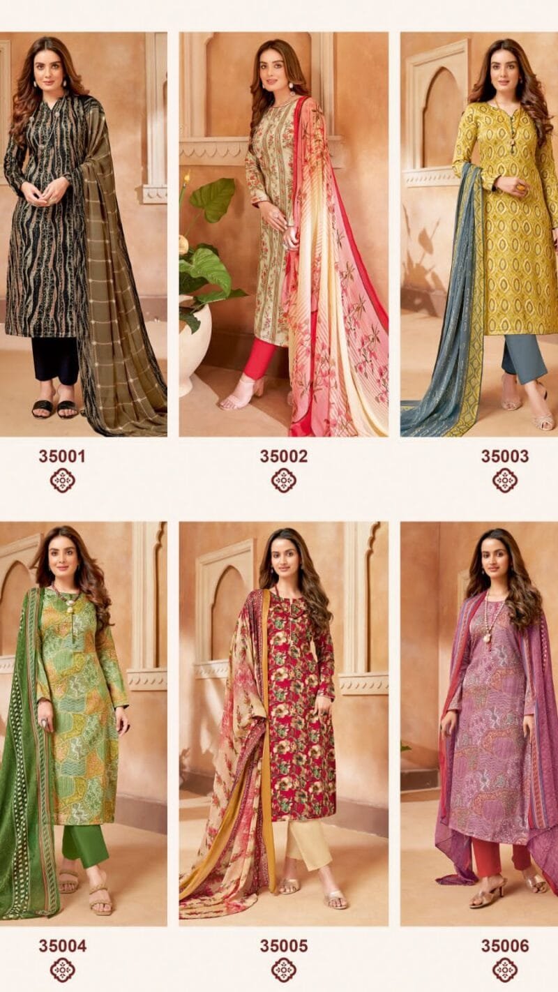Naishaa Vol 35 Suryajyoti Wholesale Dress Material