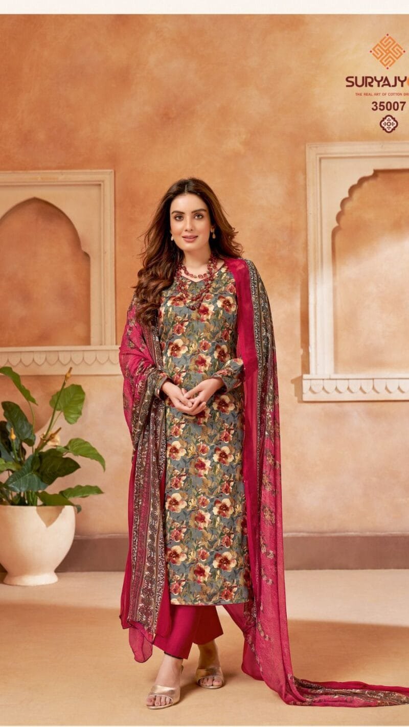 Naishaa Vol 35 Suryajyoti Wholesale Dress Material
