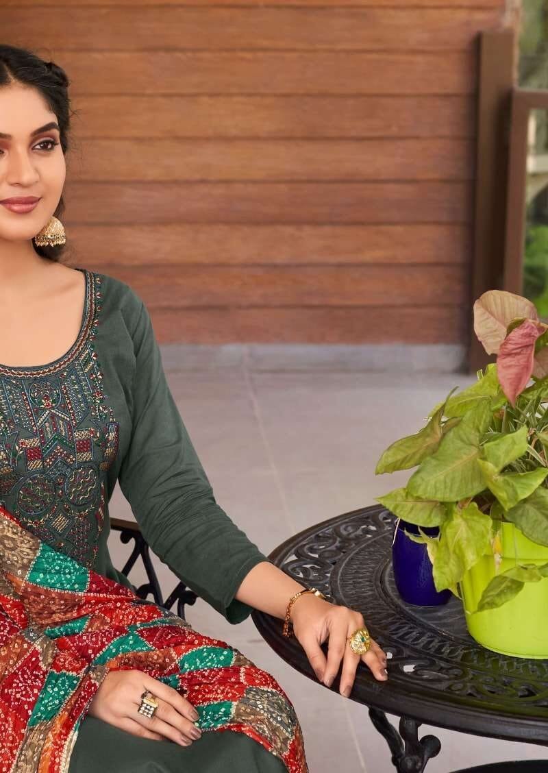 Nivisha Vol 3 Levisha Pure Rayon Slub With Embroidery