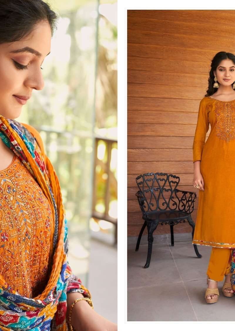 Nivisha Vol 3 Levisha Pure Rayon Slub With Embroidery