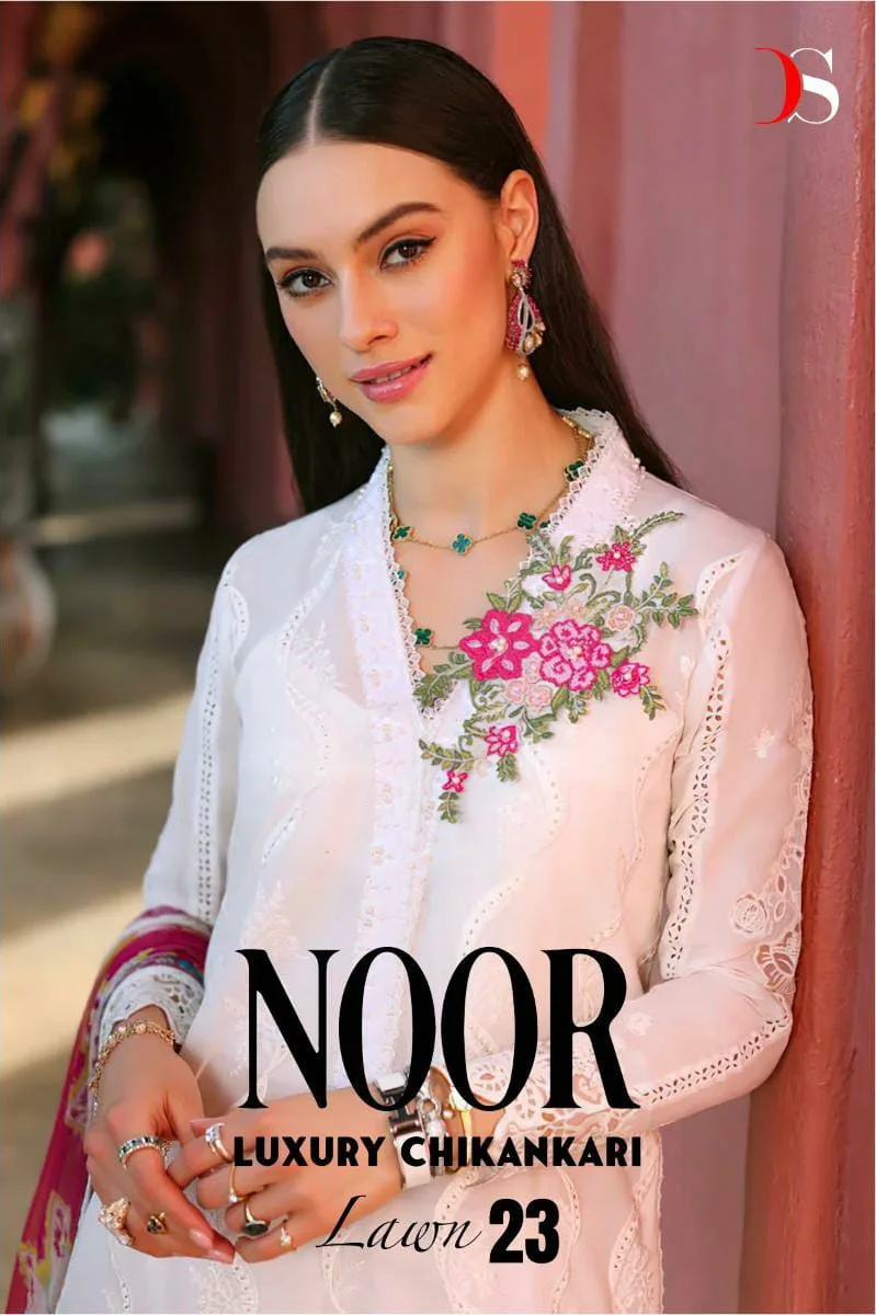Noor Chikankari Lawn-23 Deepsy Pakistani Salwar Suits