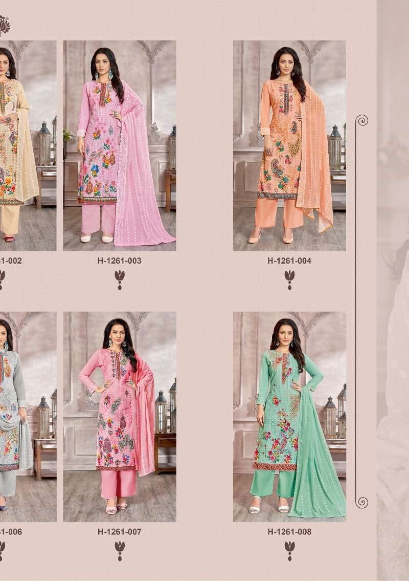 Pari Harshit Fashion Pure Cotton Chiffli Designer Print Suits
