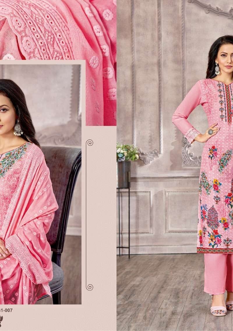 Pari Harshit Fashion Pure Cotton Chiffli Designer Print Suits