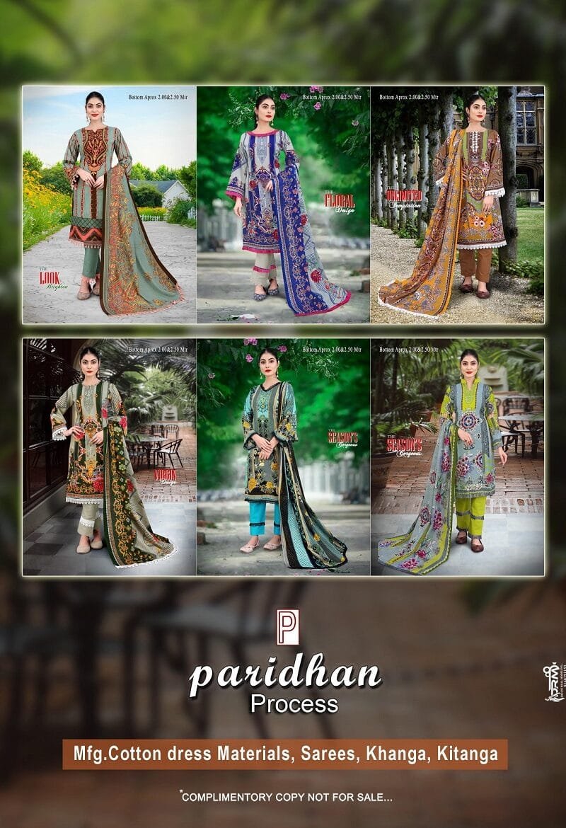 Paridhan Sufiya Vol 1 Wholesale Cotton Dress Material