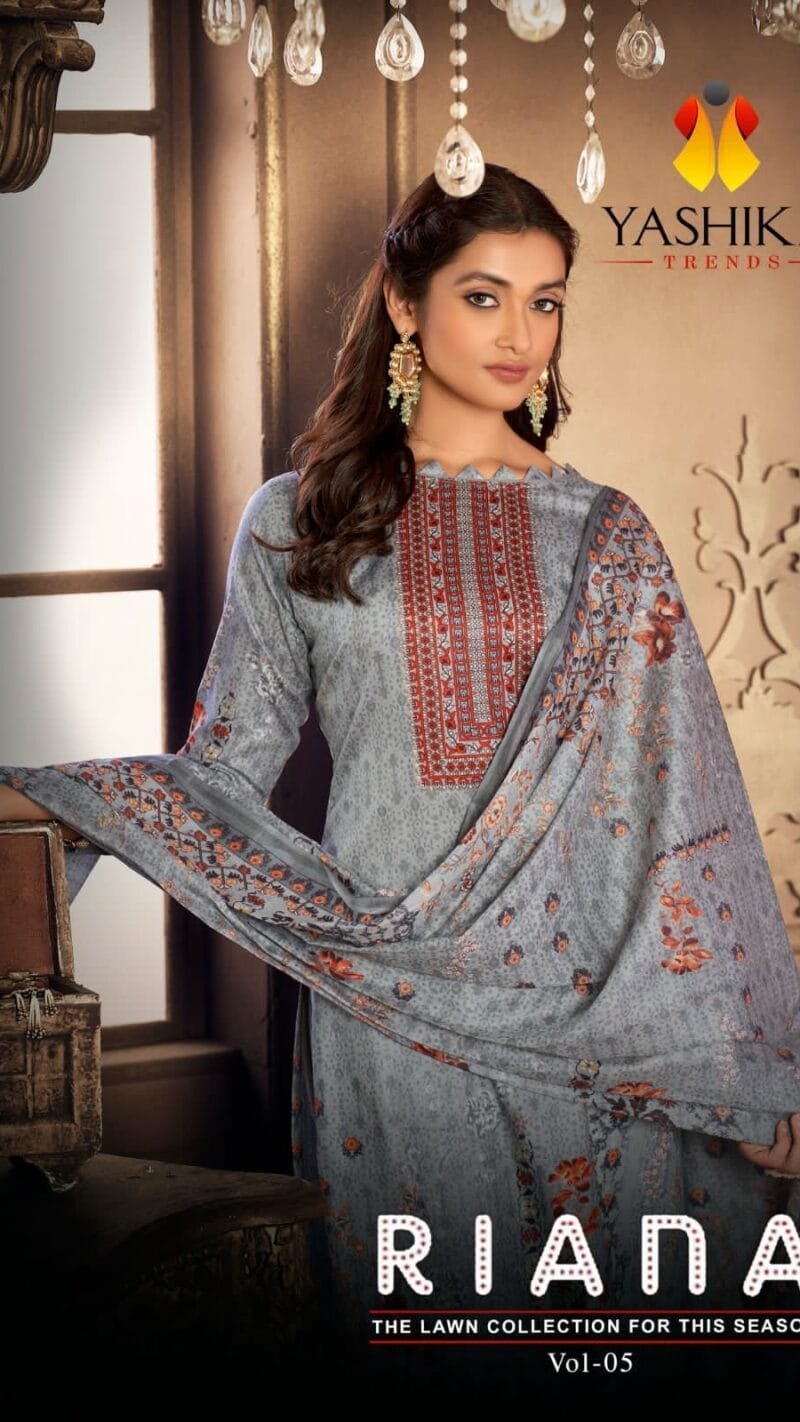 Riana Vol 5 Yashika Trends New Karachi Designer Suits