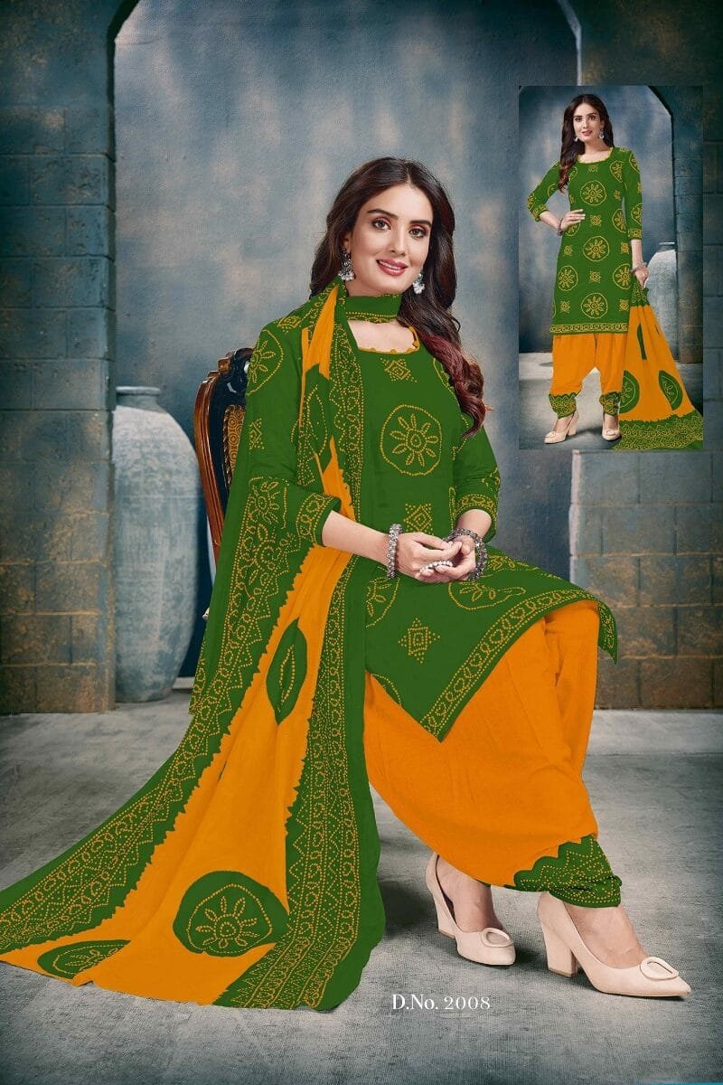 SC Bandhani Special Vol 2 Wholesale Cotton Dress Material