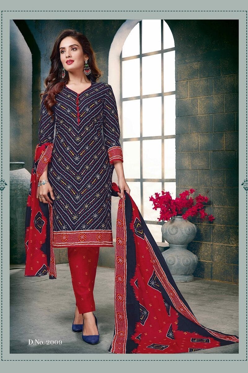 SC Bandhani Special Vol 2 Wholesale Cotton Dress Material