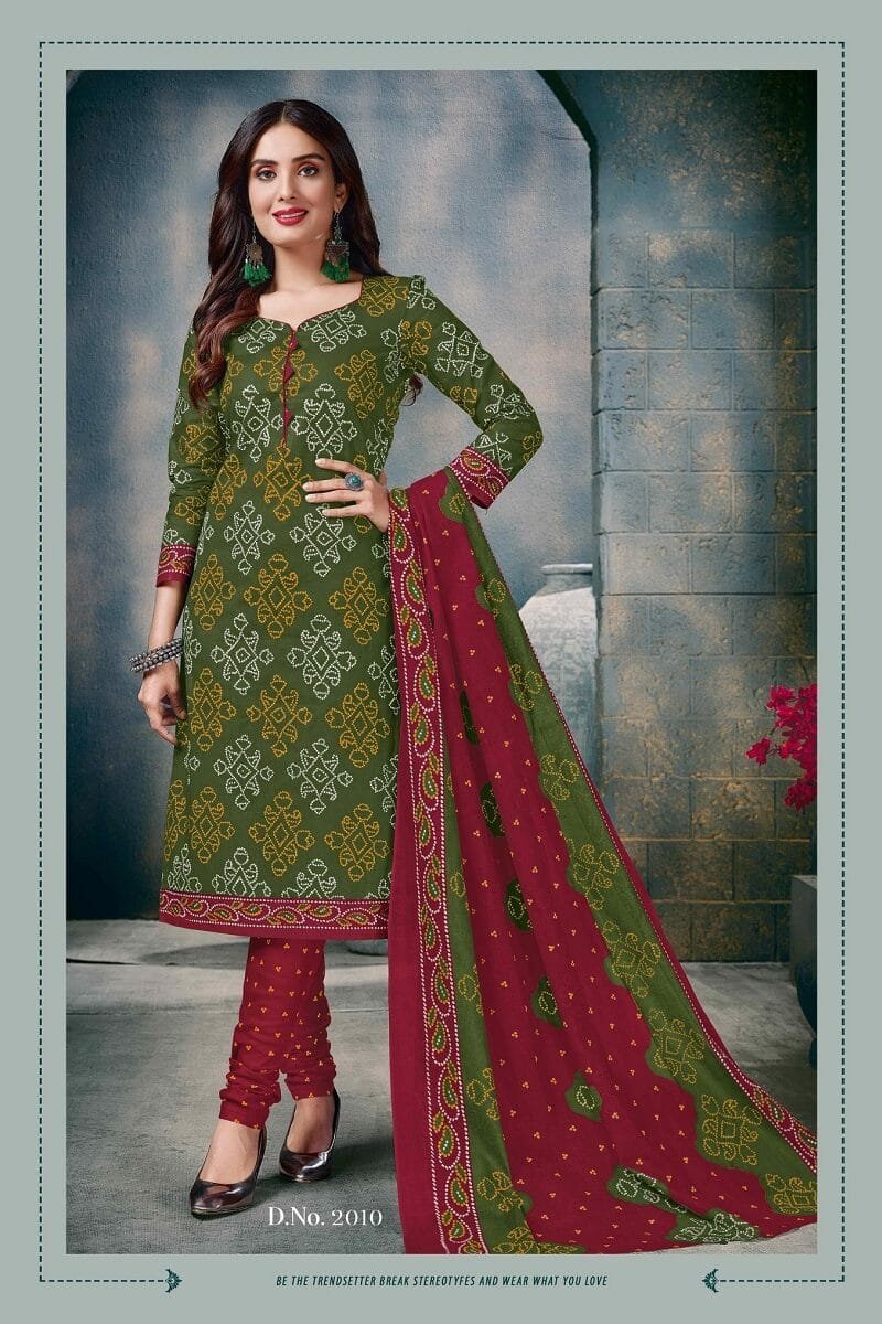 SC Bandhani Special Vol 2 Wholesale Cotton Dress Material