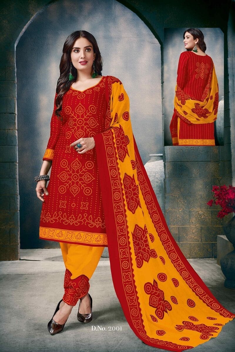 SC Bandhani Special Vol 2 Wholesale Cotton Dress Material