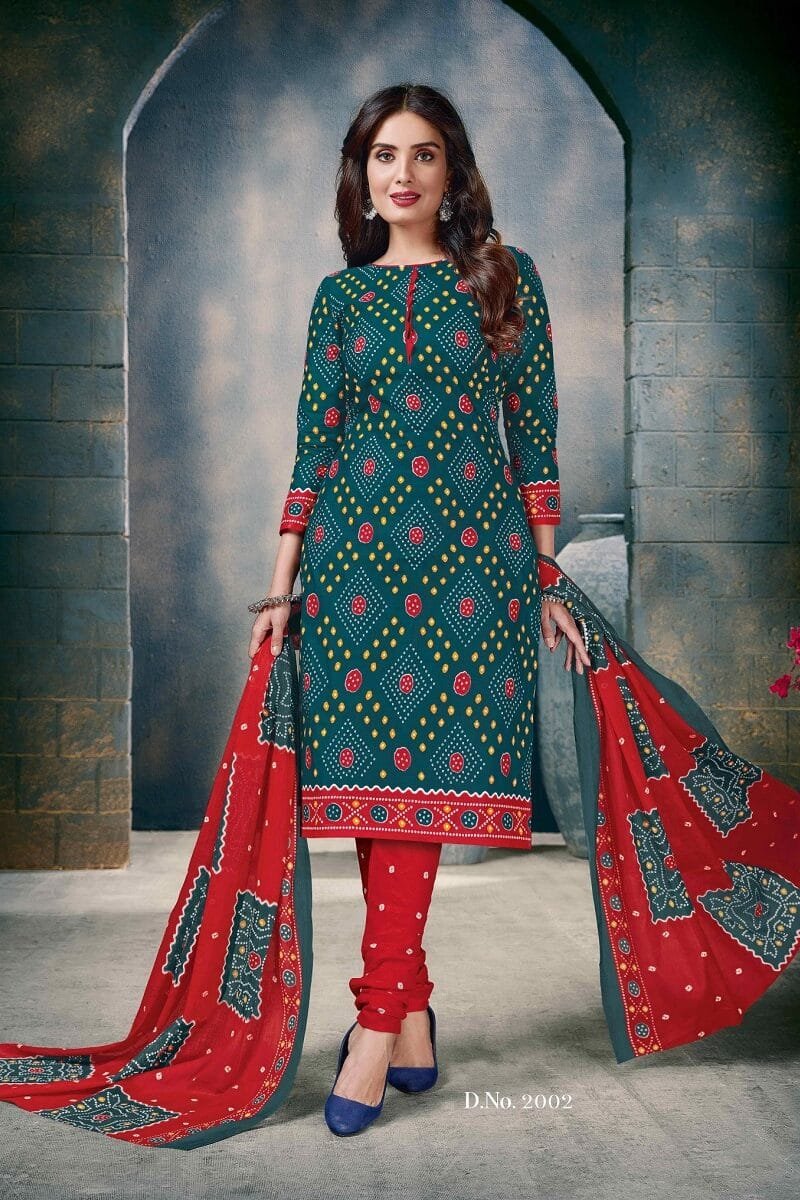 SC Bandhani Special Vol 2 Wholesale Cotton Dress Material