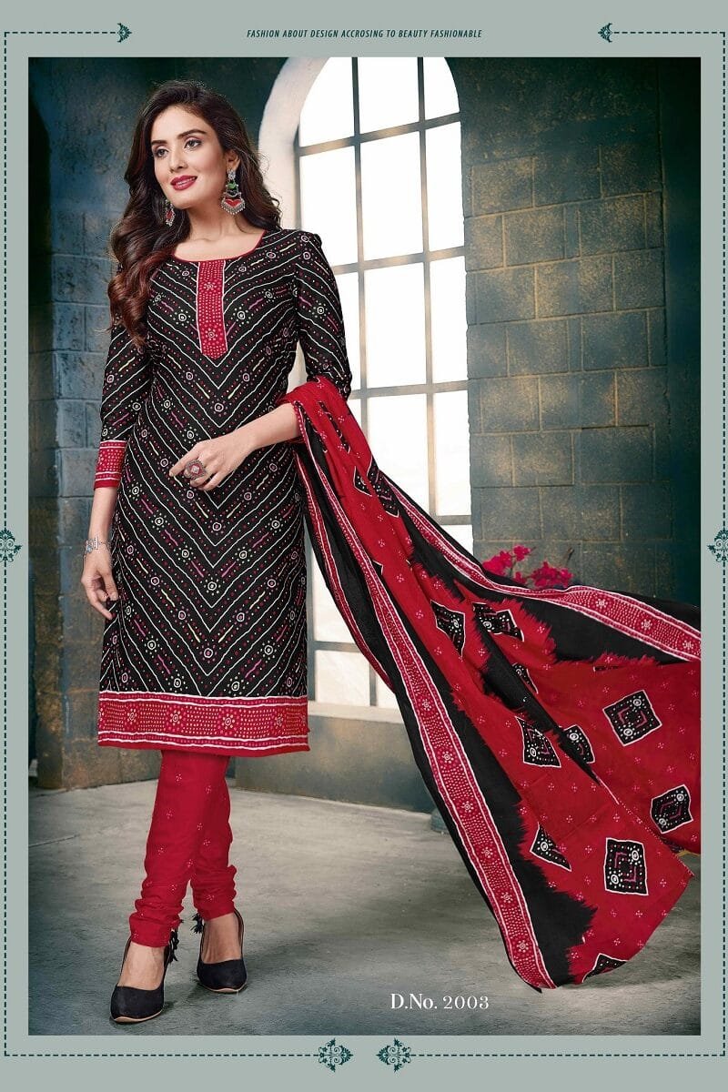 SC Bandhani Special Vol 2 Wholesale Cotton Dress Material