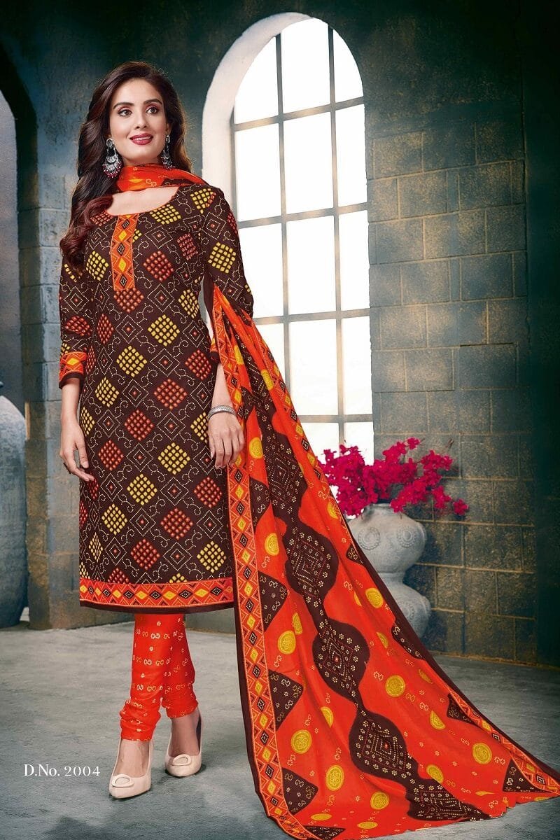 SC Bandhani Special Vol 2 Wholesale Cotton Dress Material