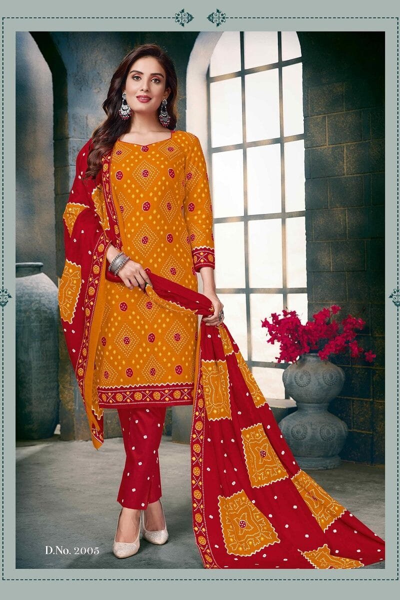 SC Bandhani Special Vol 2 Wholesale Cotton Dress Material