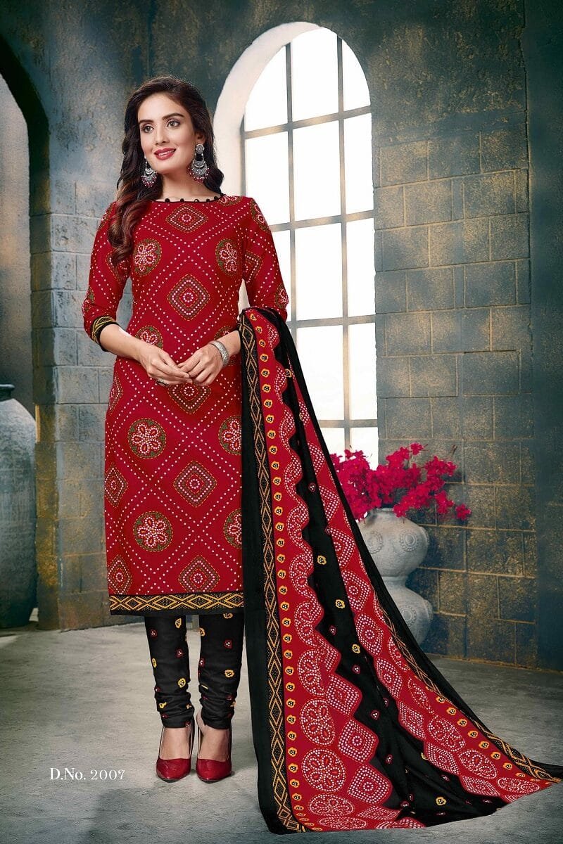SC Bandhani Special Vol 2 Wholesale Cotton Dress Material