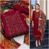 Slub Cotton Kasmiri Work Exclusive Dress Material Suit For Women