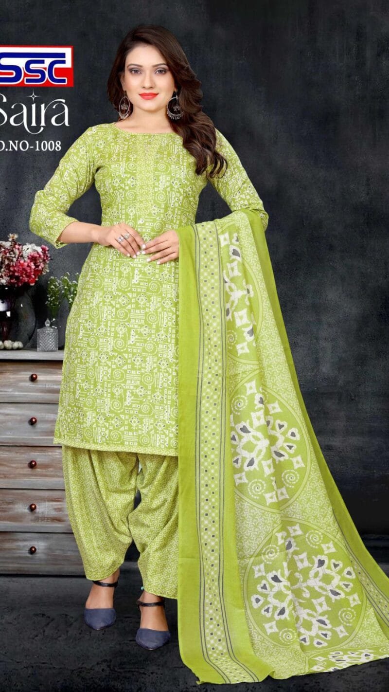 Ssc Creation Saira Cotton Magic Slub Print Cotton