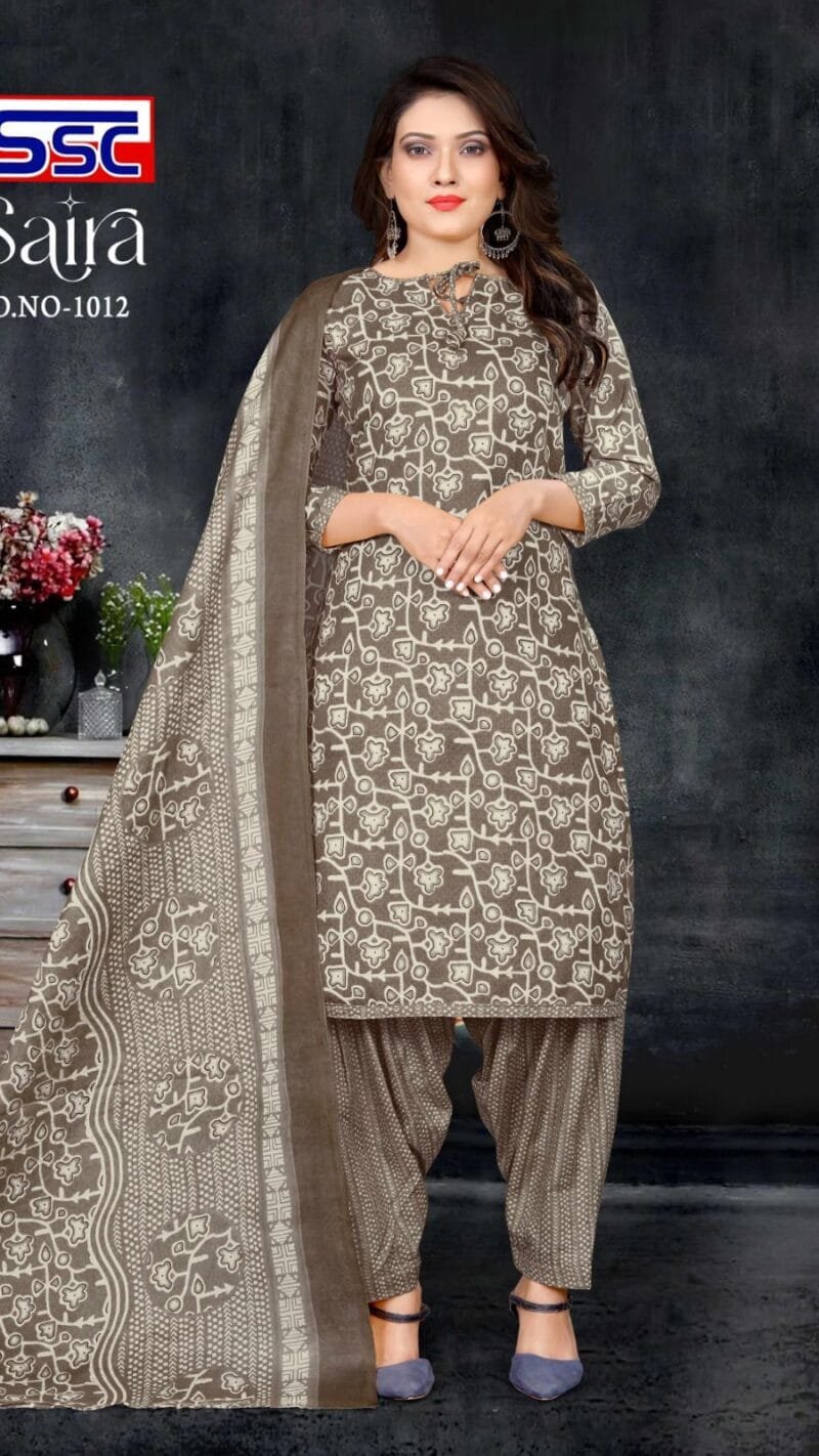 Ssc Creation Saira Cotton Magic Slub Print Cotton