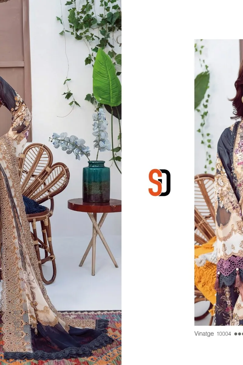 Vintag Vol 10 Shraddha Designer Wholesale Pakistani Salwar Suits