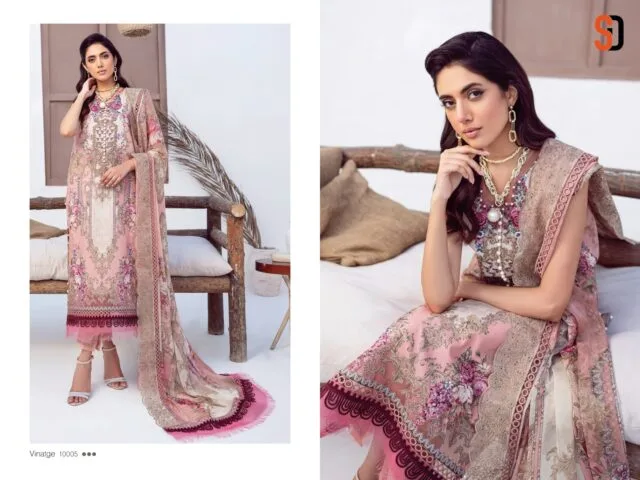 Vintag Vol 10 Shraddha Designer Wholesale Pakistani Salwar Suits