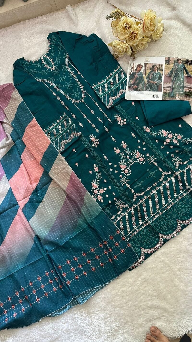 Ziaaz Designs 321 Semi Stitched Colours Pakistani Salwar Suits