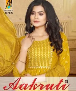 Aakruti Master Sequence Work Kurti with Bottom & Dupatta
