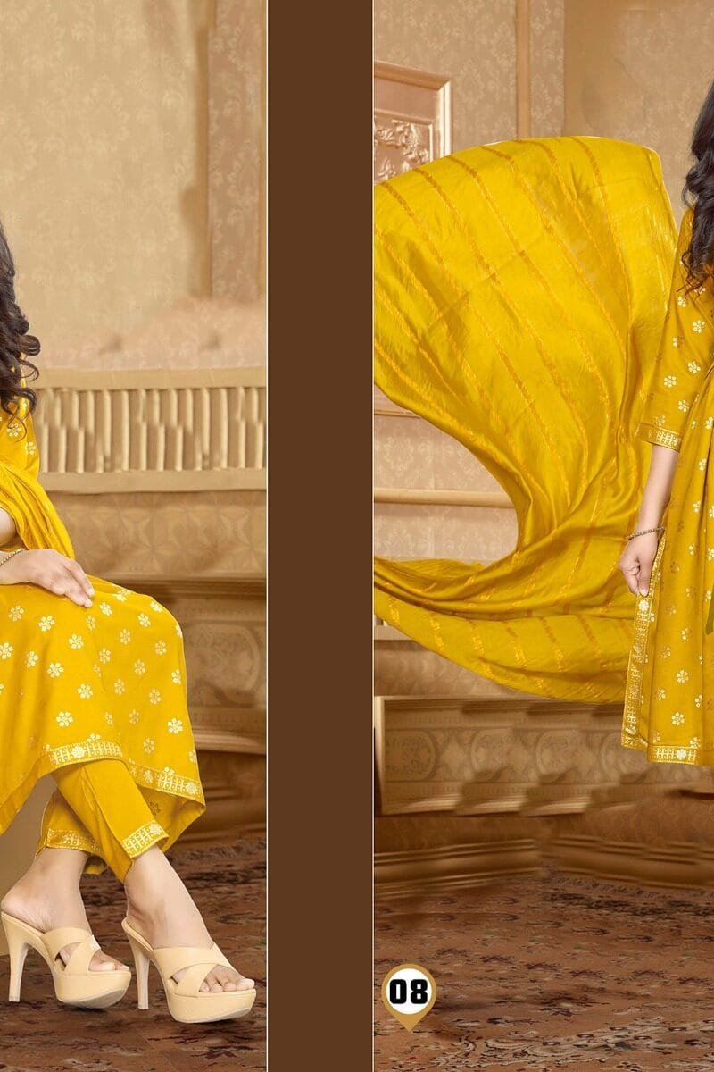 Aakruti Master Sequence Work Kurti with Bottom & Dupatta