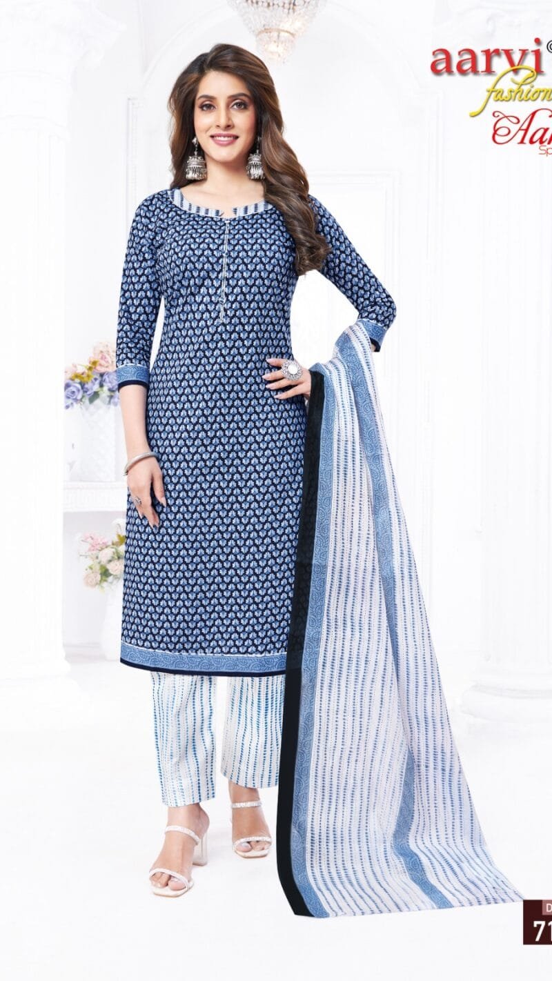 Aarvi Special Vol 19 Aarvi Fashion Wholesale Cotton Dress Material