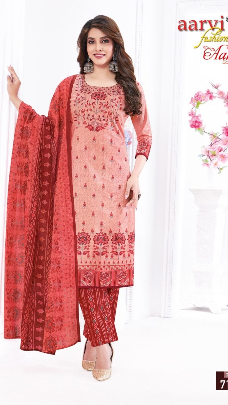 Aarvi Special Vol 19 Aarvi Fashion Wholesale Cotton Dress Material