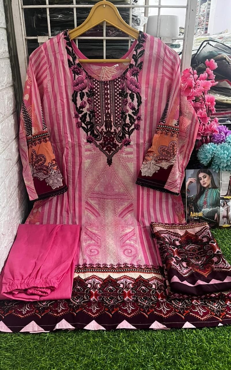 Aayat Agha Noor Readymade lawn cotton collection