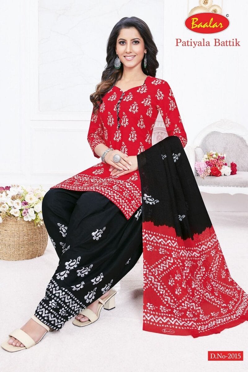 Baalar Battik Patiyala Special Vol 2 Wholesale Cotton Dress Material