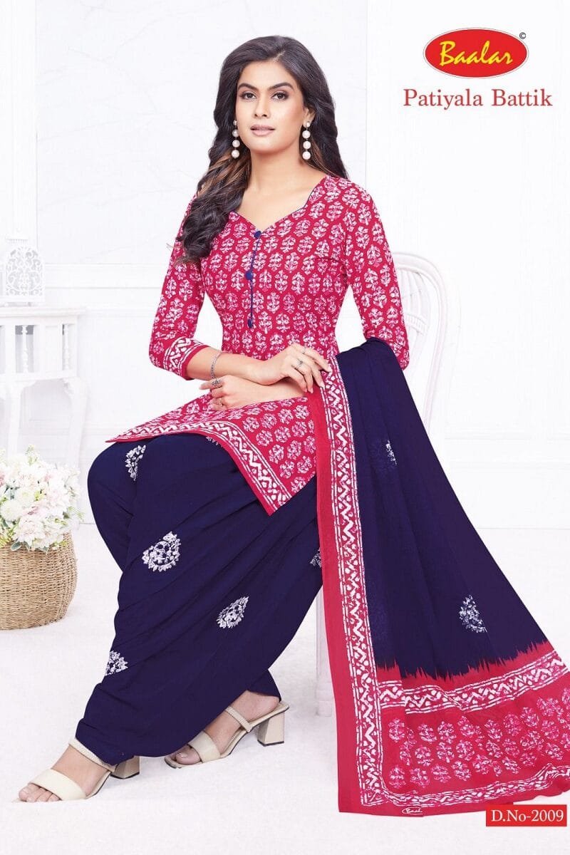 Baalar Battik Patiyala Special Vol 2 Wholesale Cotton Dress Material