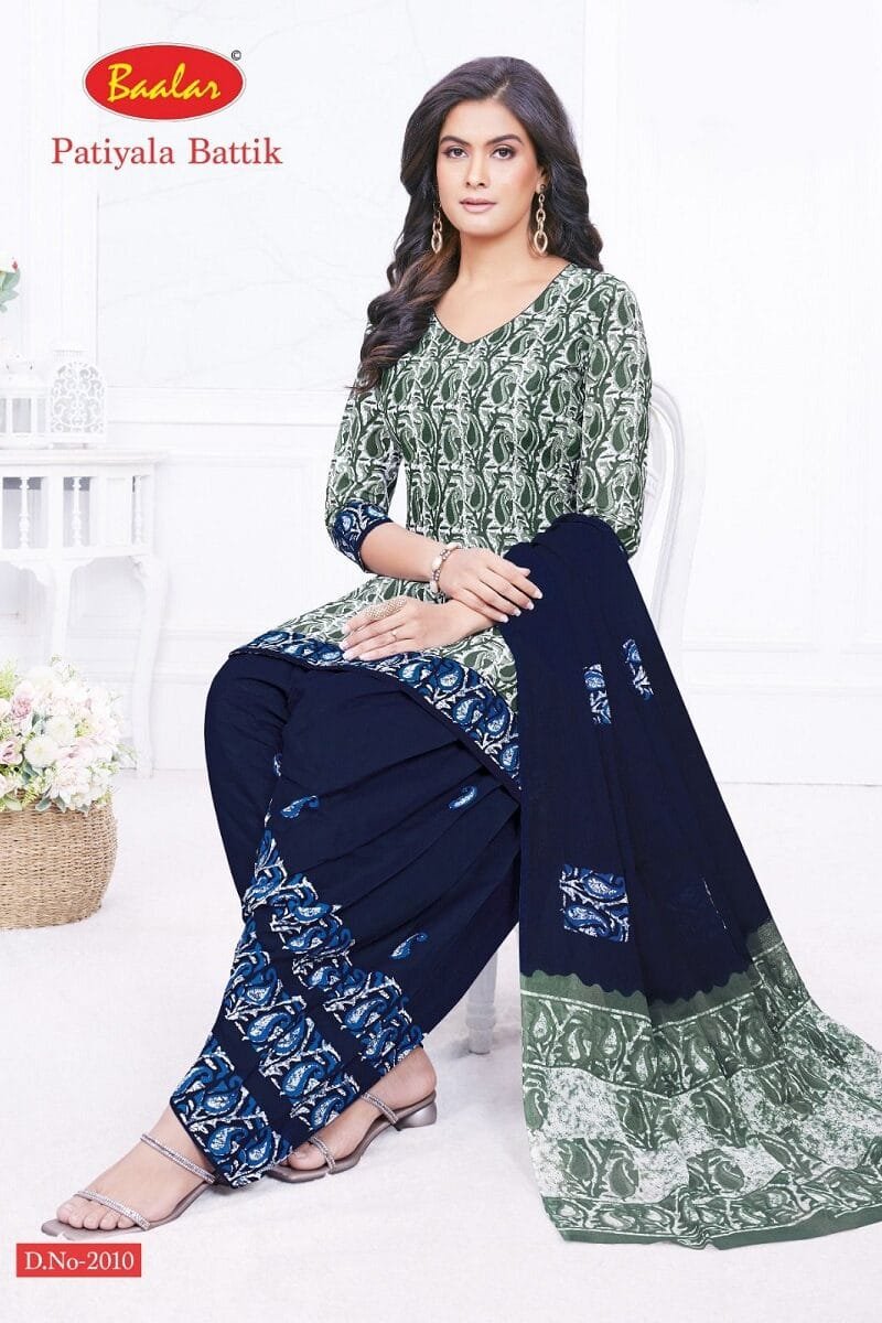 Baalar Battik Patiyala Special Vol 2 Wholesale Cotton Dress Material