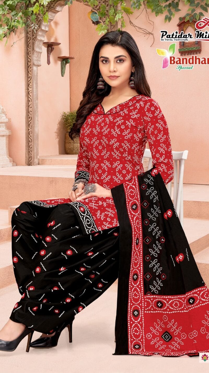 Bandhani Special Vol 32 Patidar Mills Wholesale Cotton Dress Material
