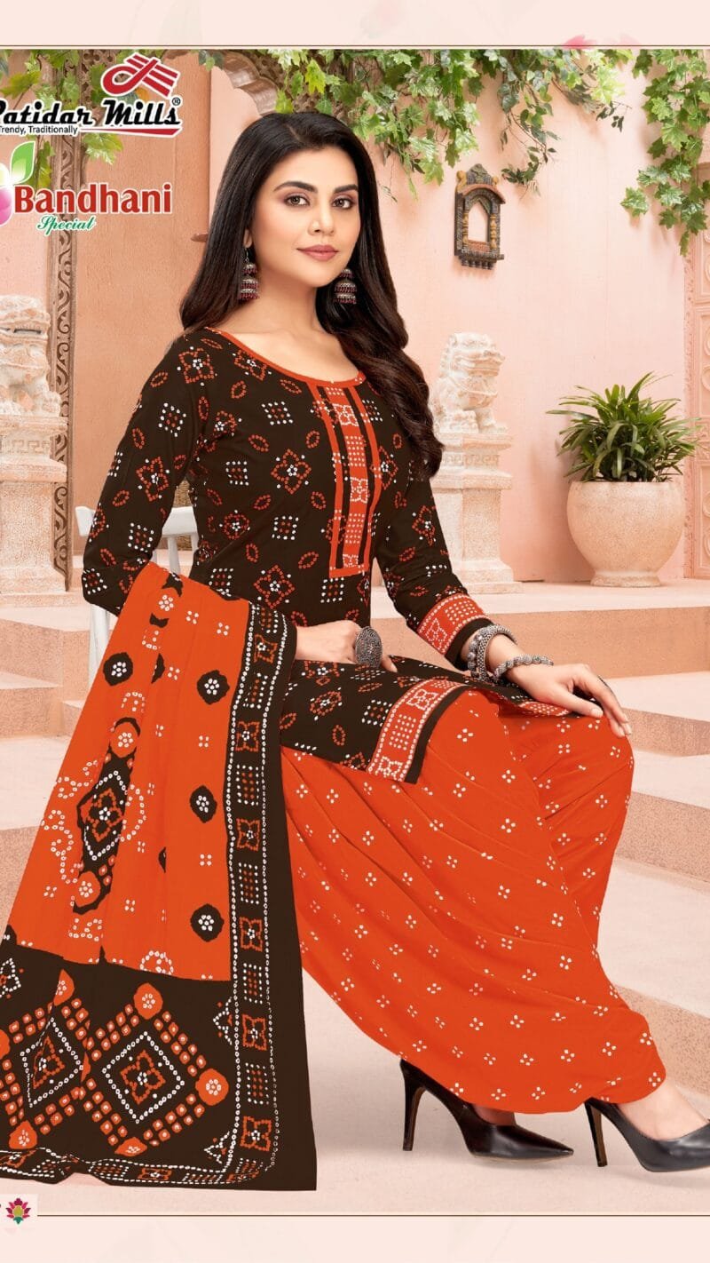 Bandhani Special Vol 32 Patidar Mills Wholesale Cotton Dress Material