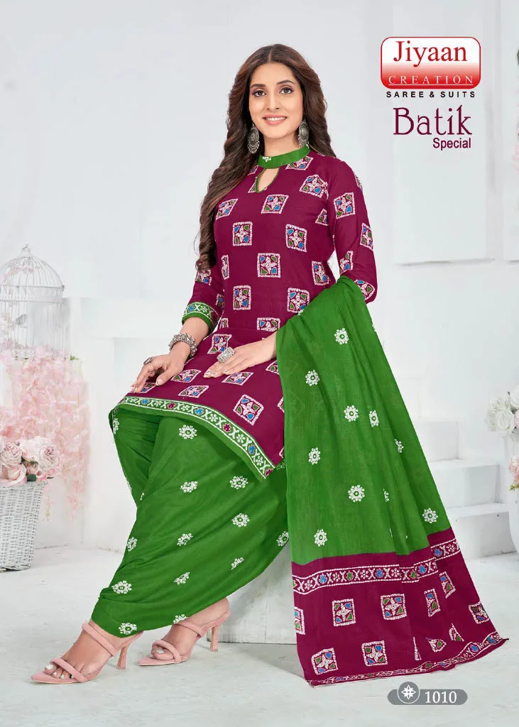 Batik Jiyaan Creation Wholesale Cotton Dress Material